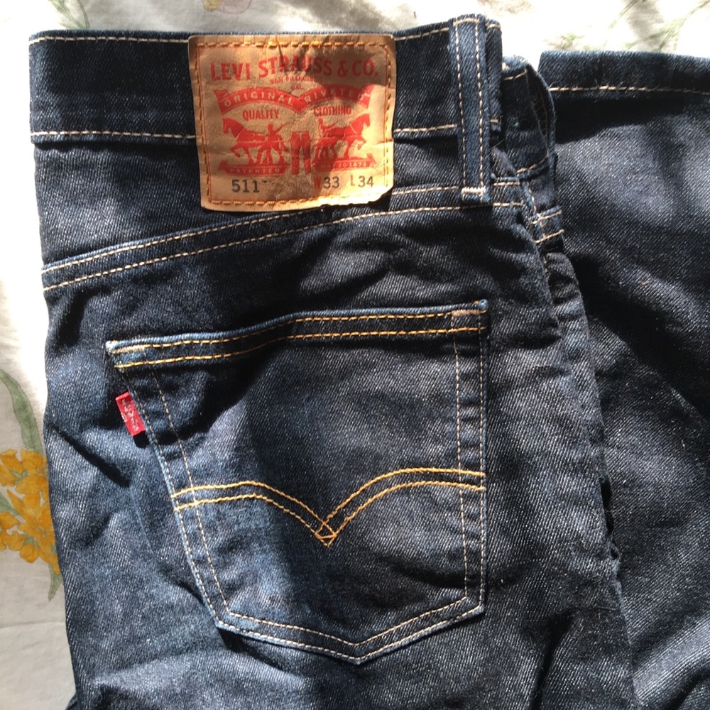 Levi 511 dark blue jeans